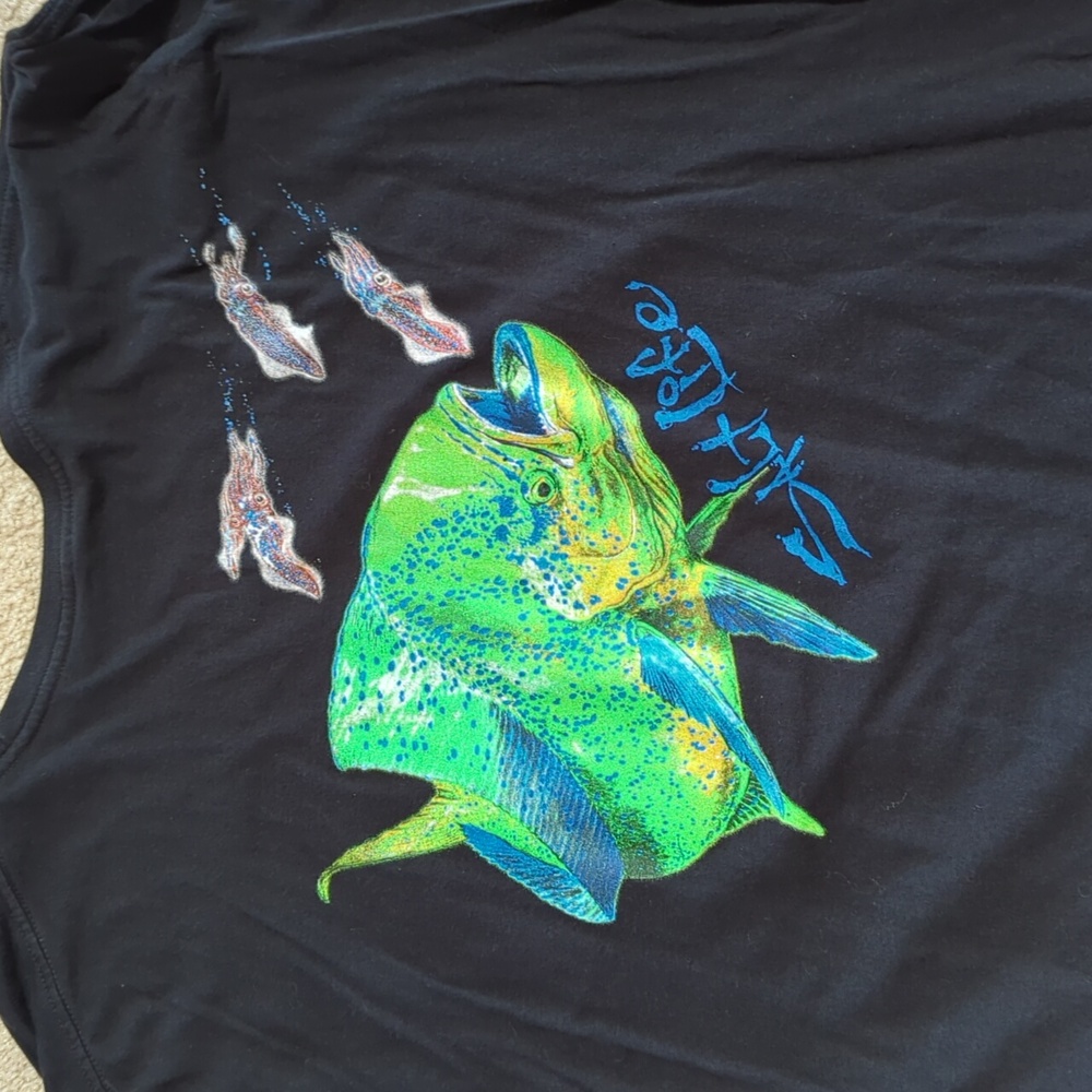 Salt Life  black tee shirt XXL